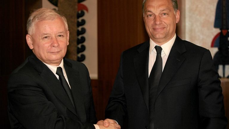Jaroslaw Kaczynski and Viktor Orban 